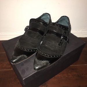 Unique MOMA wingtip single strap Men’s dress shoes